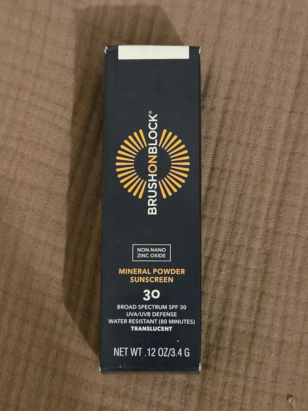 SPF 30 Mineral Powder Sunscreen - Navy & Gold Brush